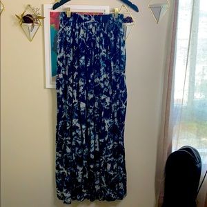 Hippie high waisted maxi skirt